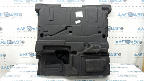 The Mercedes GLC 20-22 trunk liner is worn and needs cleaning.