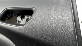 Door trim panel rear left Toyota Prius 50 16-22 black, black insert, armrest leather black, scratches