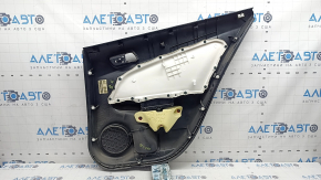 Door trim panel rear left Toyota Prius 50 16-22 black, black insert, armrest leather black, scratches