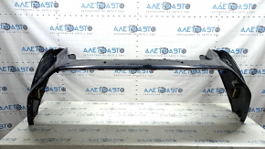 Bare rear bumper for Toyota Prius 50 16-18 with parking sensors, black, scratches
