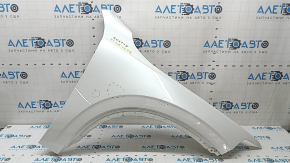 Volvo XC90 16-25 front right fender, aluminum, type 1, white 707, dents
