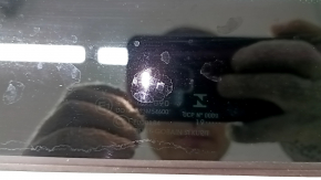 Mercedes GLC 16-22 rear panoramic view mirror, black curtain, INTEVA, scratch on glass