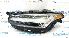 Left front headlight assembly for Volvo XC90 16-17 LED, polished, web-like