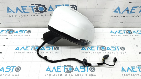 Left side mirror assembly for Volvo XC90 16-24, 14+4 pins, turn signal, heated, auto-dimming, BSM, camera, white