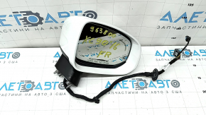 Right side mirror assembly for Volvo XC90 16-24, 15+4 pins, turn signal, heated, auto-dimming, BSM, camera, white