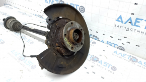 Rear left axle with hub for BMW 3 Series F30 12-18 with cover, RWD, PHEV, with drive, hub and ABS sensor, rusty