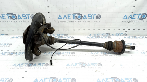 Rear right axle with hub for BMW 3 Series F30 12-18 with cover, RWD, PHEV, with drive, hub and ABS sensor, rusty