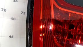 Volvo XC90 16-26 LED right outer fender light, light, cracks in glass, worn