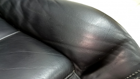 Volvo XC90 16-17 driver's seat with airbag, electric, heated, black nappa leather, R-Design, dented, worn