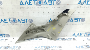 Right rear lower rear pillar trim for Volvo XC90 16-26, under the belt, gray, 2 parts, scratches