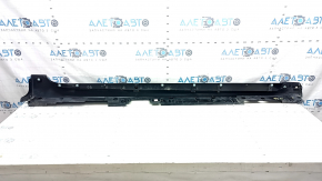 Left threshold for Toyota Prius 50 16-22, black, scratches, missing fragment, broken fasteners
