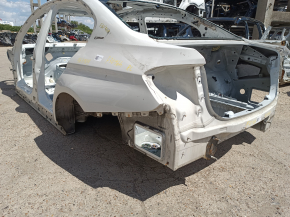 Quarter wing rear left BMW 3 F30 4d 12-18 PHEV on the body, white