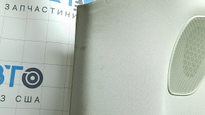 Volvo XC90 16-23 headliner for panoramic windows, for 3rd row, gray, with speaker grilles and microphones, needs dry cleaning, creases, scratches, torn fastener