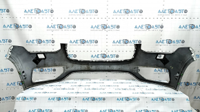 Front bumper, bare, Volvo XC90 16-19, for headlight washers and park assist, white, non-standard holes, scratch