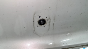 Front bumper, bare, Volvo XC90 16-19, for headlight washers and park assist, white, non-standard holes, scratch