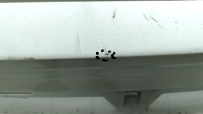 Rear bumper, bare upper part, Volvo XC90 16-19, for parking, white, broken mount, scratches