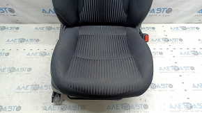 Passenger seat for Toyota Prius 50 16-18 without airbag, manual, black fabric, dry cleanable