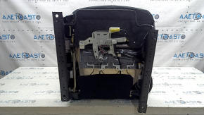 Passenger seat for Toyota Prius 50 16-18 without airbag, manual, black fabric, dry cleanable