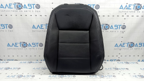 Driver's seat back upholstery for VW Tiguan 18-21, black leather, heated, dry-cleanable