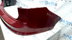 VW Tiguan 18-24 rear bumper, bare upper part, red, scratches