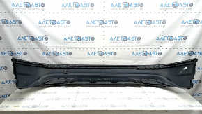Bare rear bumper, lower part, VW Tiguan 18-21, structure, chrome moldings, scratches