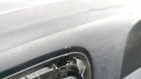 Bare rear bumper, lower part, VW Tiguan 18-21, structure, chrome moldings, scratches