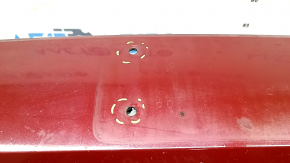Front bumper bare VW Tiguan 18-21 red, without plug, scratches, non-factory holes