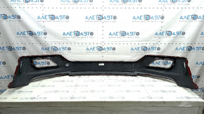 Front bumper bare VW Tiguan 18-21 red, without plug, scratches, non-factory holes