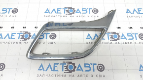 Left muffler frame for VW Tiguan 18-21, chrome, tips