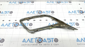 Left muffler frame for VW Tiguan 18-21, chrome, tips