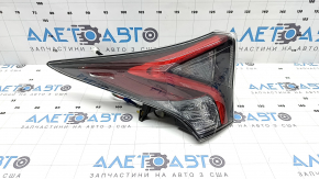 Upper left wing light Toyota Prius 50 16-18 scratches, glass dirty from the inside