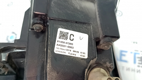 Right upper wing light for Toyota Prius 50 16-18 scratches, broken mount, dirty inside glass