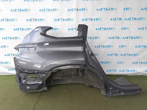 Rear right quarter panel for a Toyota Highlander 20-26, BSM, graphite, sawed off, nicks, hail