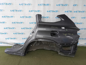 Quarter wing rear left Toyota Highlander 20-26 under BSM, graphite, sawed off, pokes