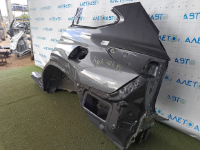 Quarter wing rear left Toyota Highlander 20-26 under BSM, graphite, sawed off, pokes