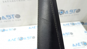 Volvo XC90 16-25 front center console trim, type 1, nappa leather, black, scratches, dents