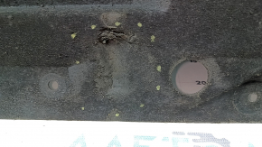 Right underbody protection for BMW 3 F30 4d 12-18 is worn and has tears.