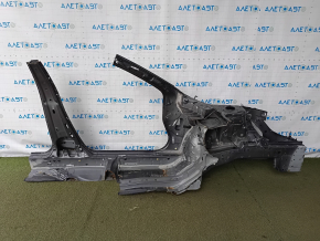 Front left quarter panel of Honda Accord 13-17 sawed off, with central pillar, graphite, bumps