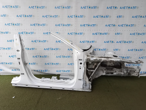 Audi A5 F5 18-25 5D front right quarter panel, sawn off, with center pillar, white