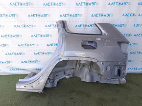 Jeep Grand Cherokee WK2 11-22 rear left quarter wing, sawn off, silver, ribs, painted 0.3-0.4
