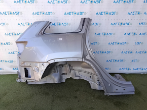 Jeep Grand Cherokee WK2 11-22 rear right quarter wing, sawn off, silver, dents, butt, painted 0.3-0.4