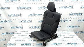 Rear row of seats, left, 3rd row, Volvo XC90 16-23, black leather, nappa, dented, corrosion, scratches