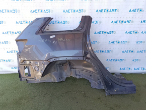 Jeep Grand Cherokee WK2 11-22 rear right quarter wing sawed off, graphite, dent, bumps