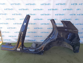 Quarter wing rear left Audi Q5 80A 18-24 sawed off, with central pillar, black, pokes