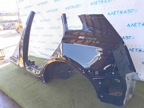 Quarter wing rear left Audi Q5 80A 18-24 sawed off, with central pillar, black, pokes