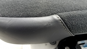 Rear row of seats, right, 3rd row, Volvo XC90 16-23, black leather, nappa, dented, corrosion, scratches