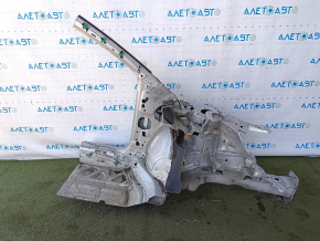 Front left quarter panel for VW Jetta 11-18 USA, silver, sawed off