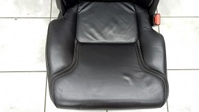 Right rear seat, 2nd row, Volvo XC90 16-23, black leather, nappa, for 3rd row, scratches