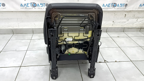 Right rear seat, 2nd row, Volvo XC90 16-23, black leather, nappa, for 3rd row, scratches