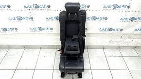 Volvo XC90 16-23 center rear seat, black leather, nappa, for 3 rows, with seat belt, child seat, dented, scratches
